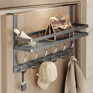 Over-the-Door Hook Hanger, Multifunctional Door Storage Rack Organizer for Bedroom, Bathroom and Kitchen, Home Space Saver, Door Hanging Organizer
